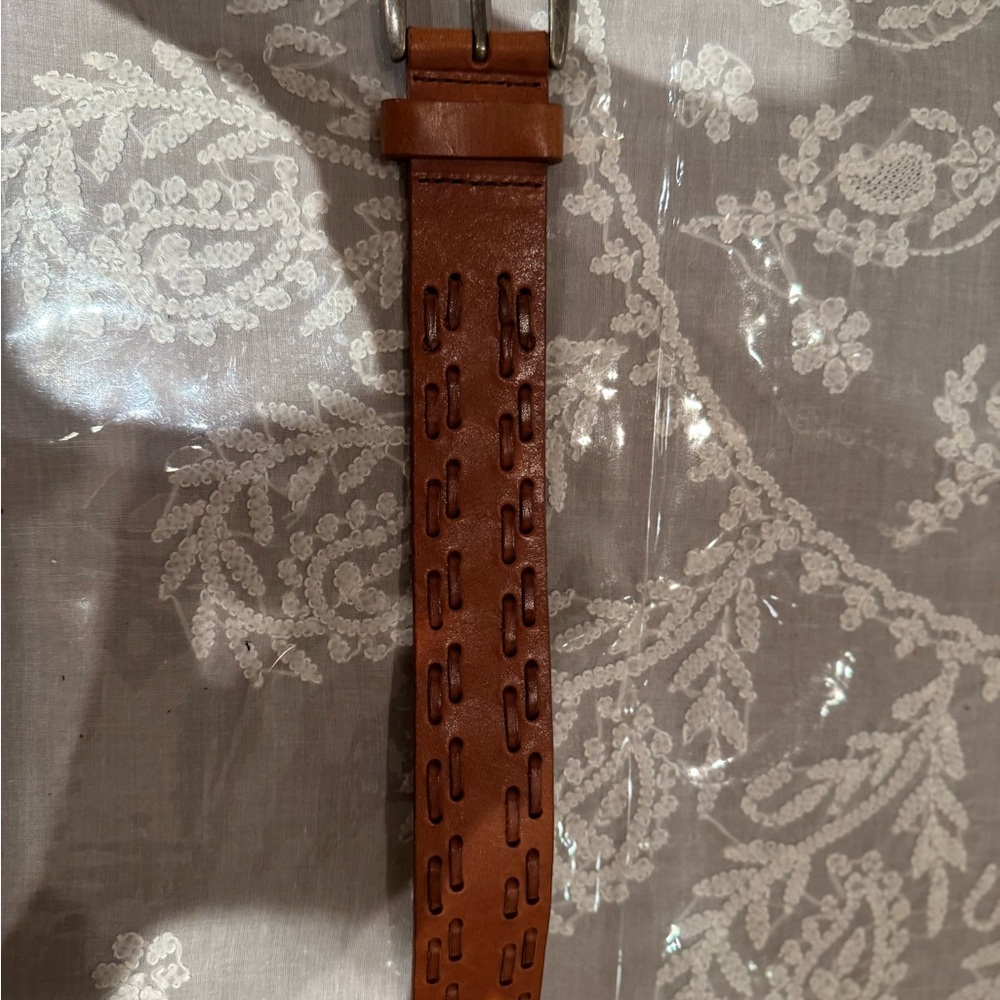 ❤️ Stylish Brown Leather braided Belt for Women